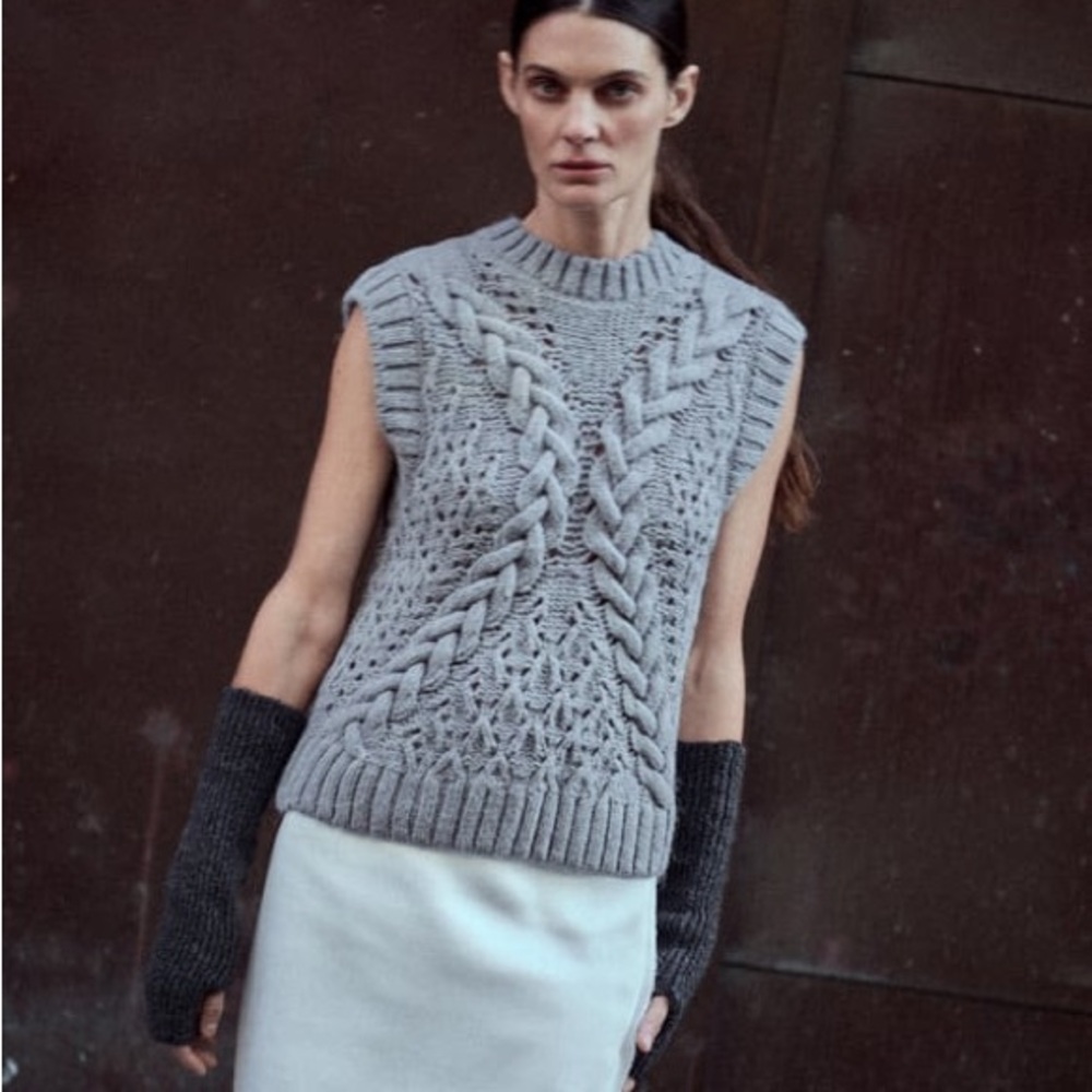 Zara sweater vest